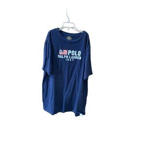 Polo Ralph Lauren Boys Size XL 18 20 Navy Blue Short Sleeve Tee Tshirt Shirt Top